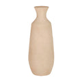 Elegant Beige Decorative Ceramic Vase - Modern Home Décor Accent