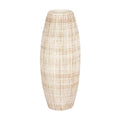 **Elegant Textured Ceramic Vase - Modern Neutral Decor**
